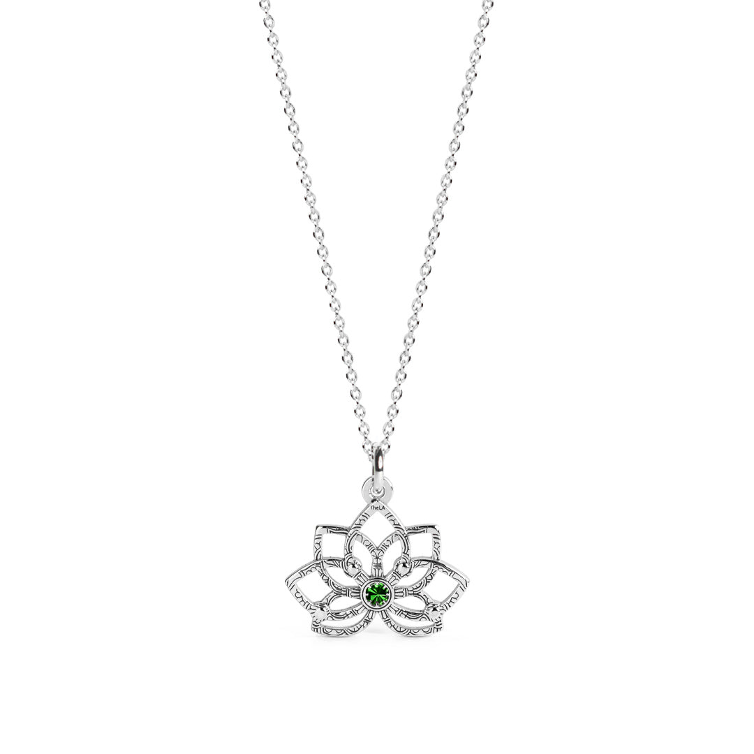 Lotus Stone Chakra Necklace