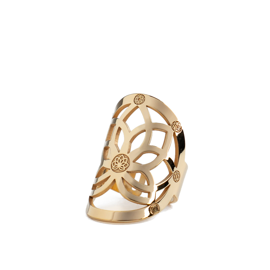 Lotus Chakra Ring