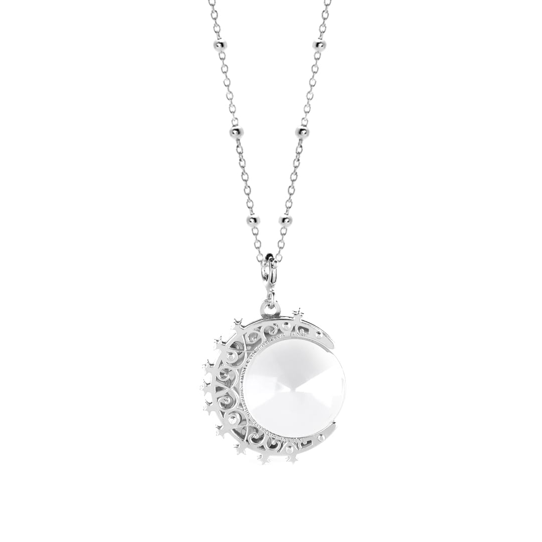 Moon Quartz Crystal Necklace