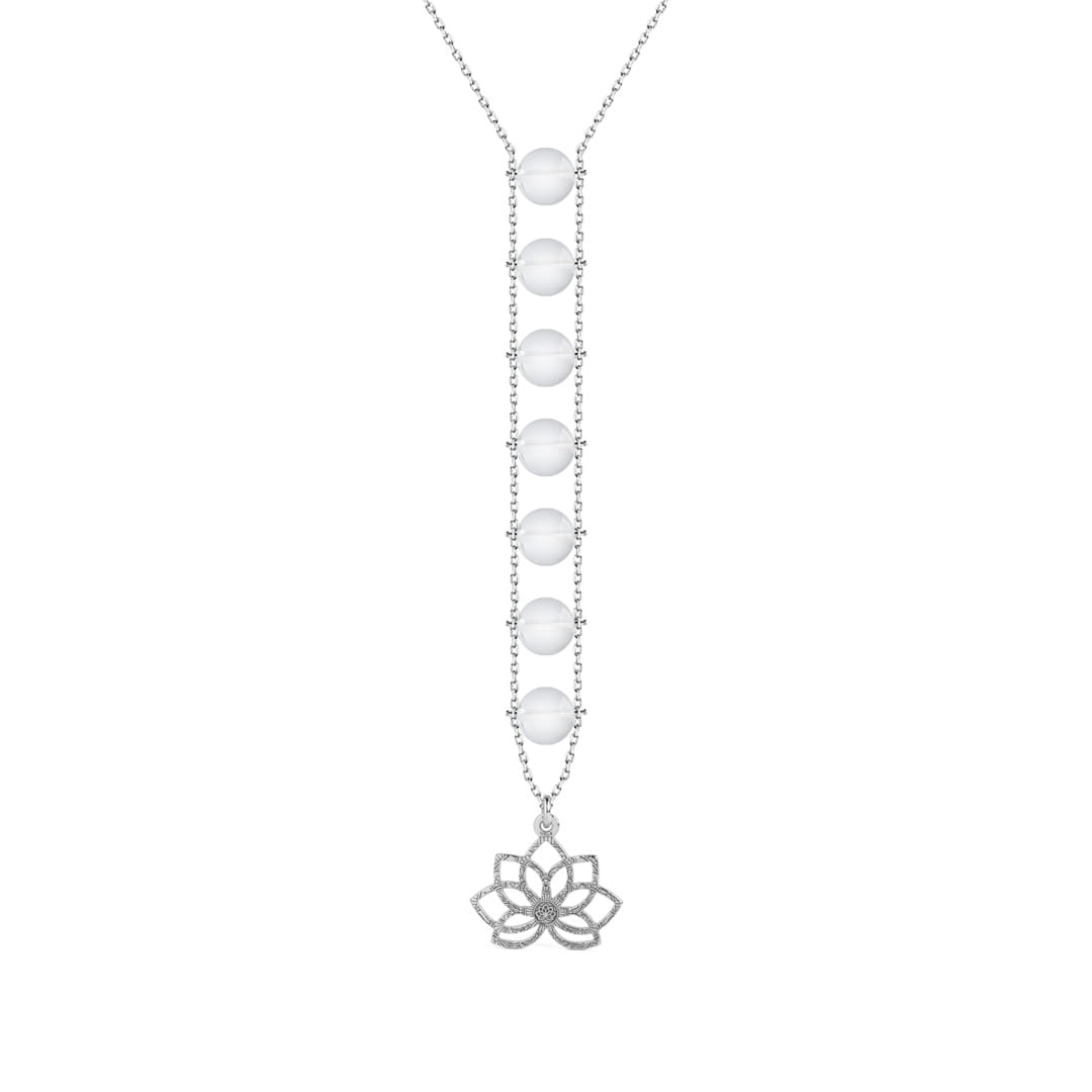 Quartz Crystal Chakra Necklace