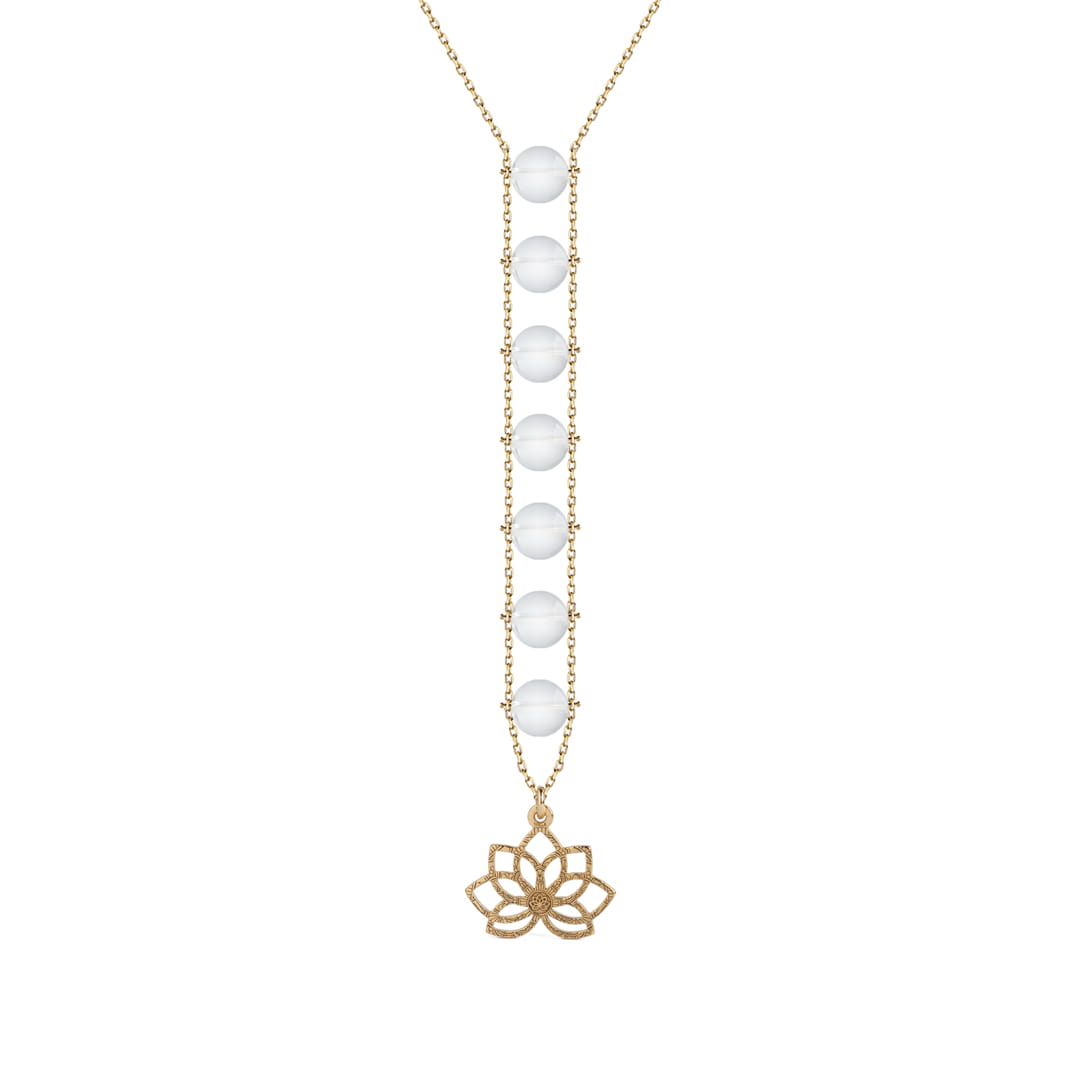 Quartz Crystal Chakra Necklace