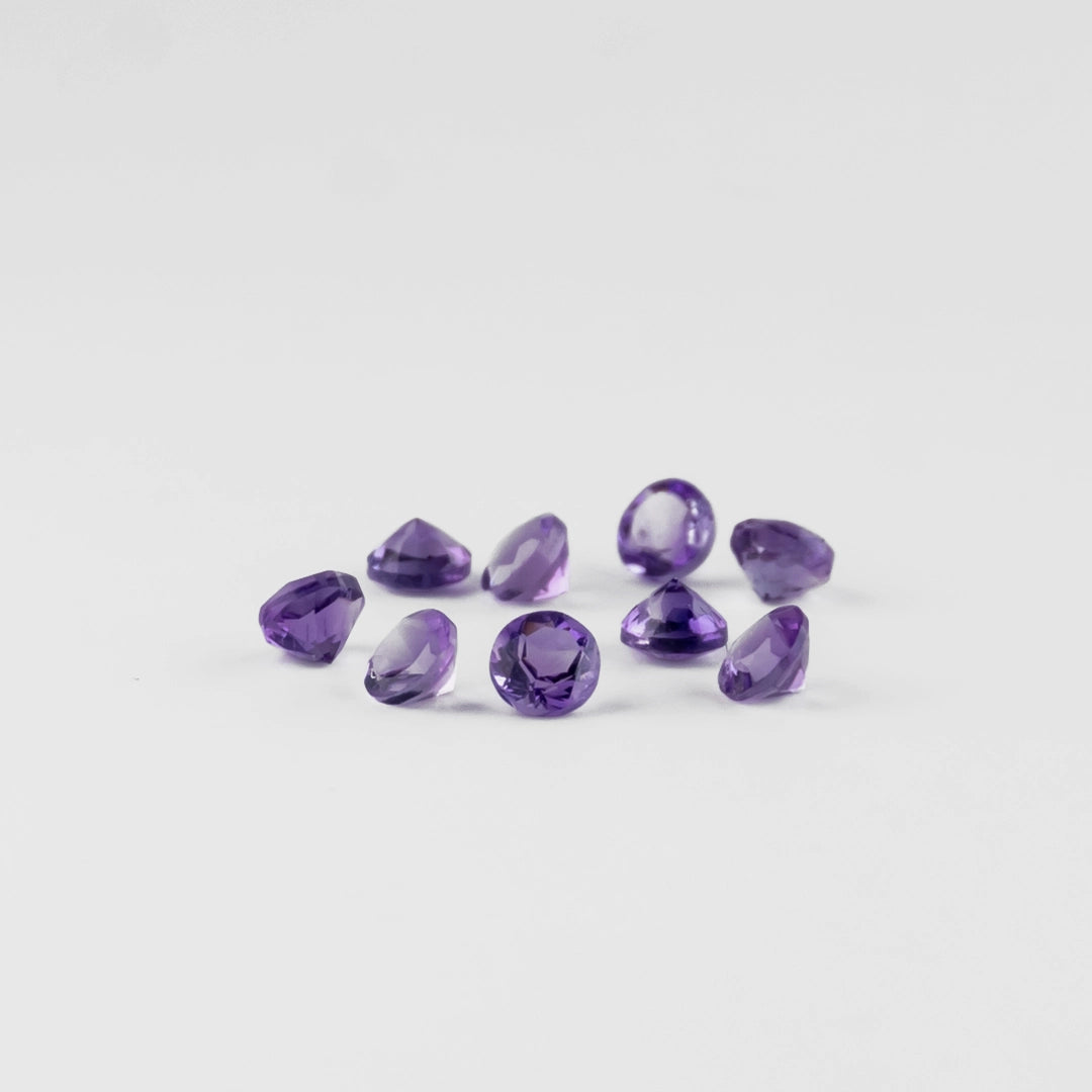 Flower of Life Ring with Amethyst