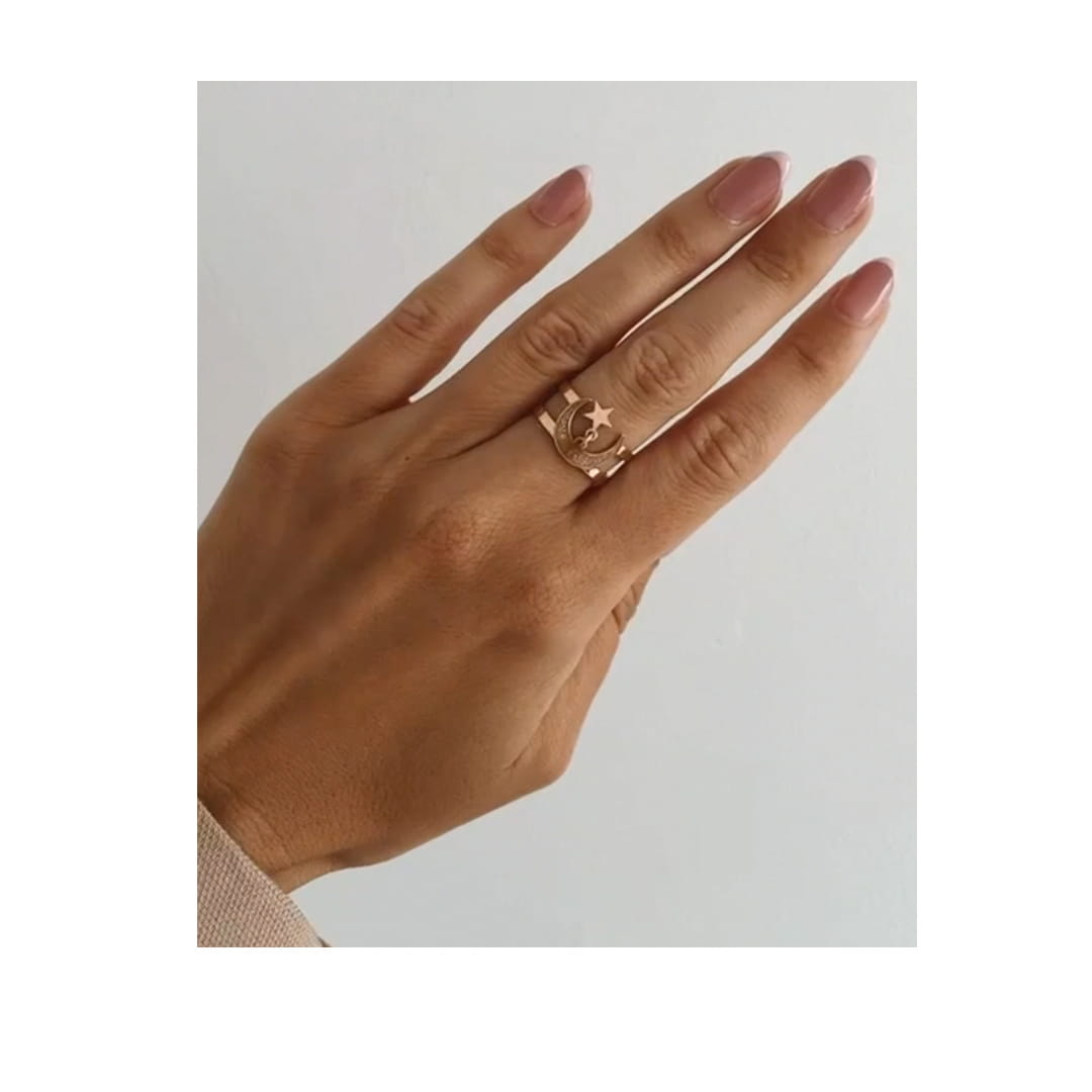 Moon Lunula Ring