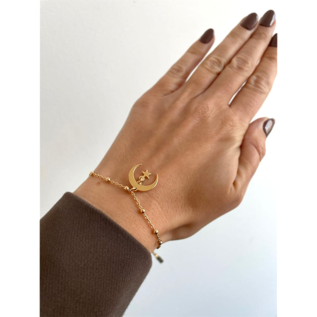 Moon Lunula Bracelet