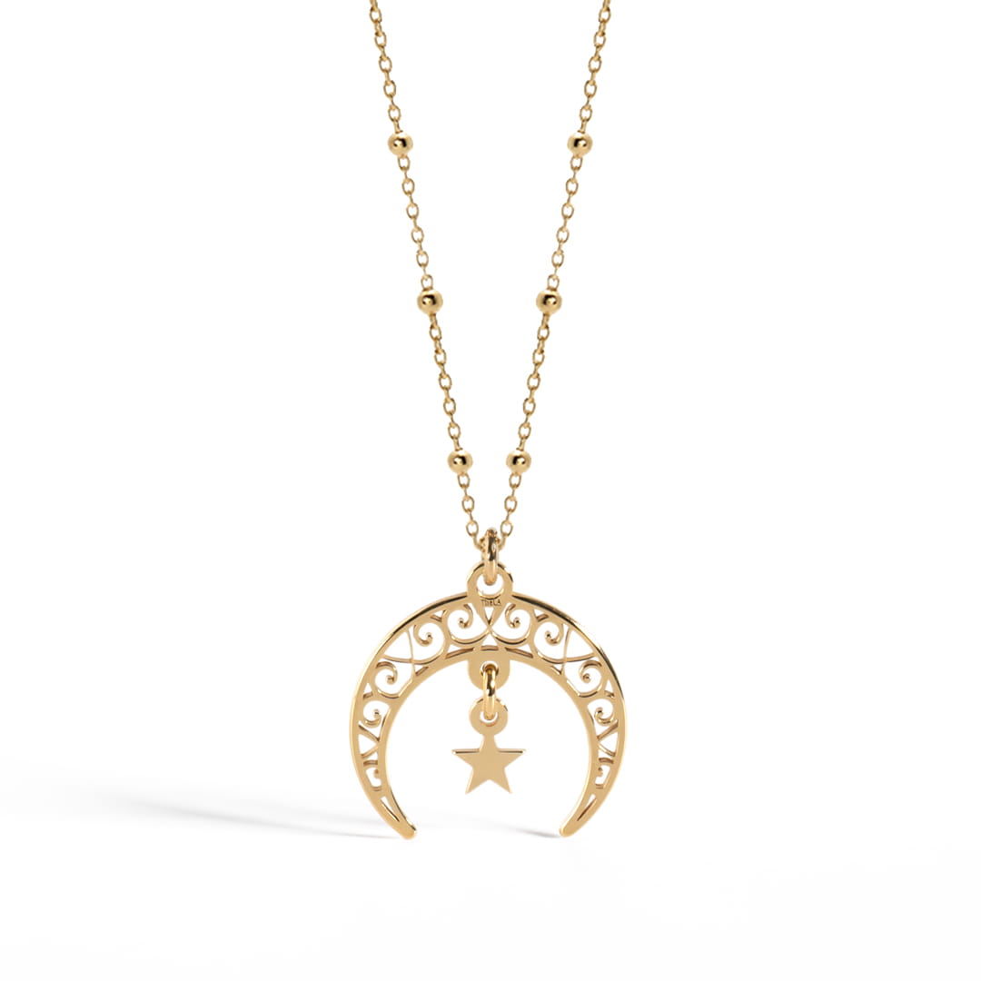 Moon Lunula Necklace