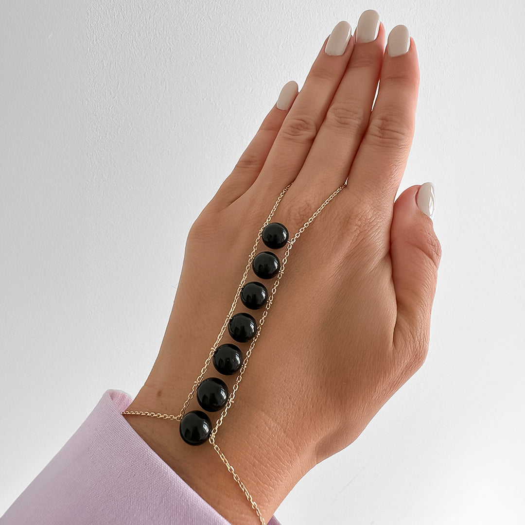 Black Tourmaline Chakra Bracelet