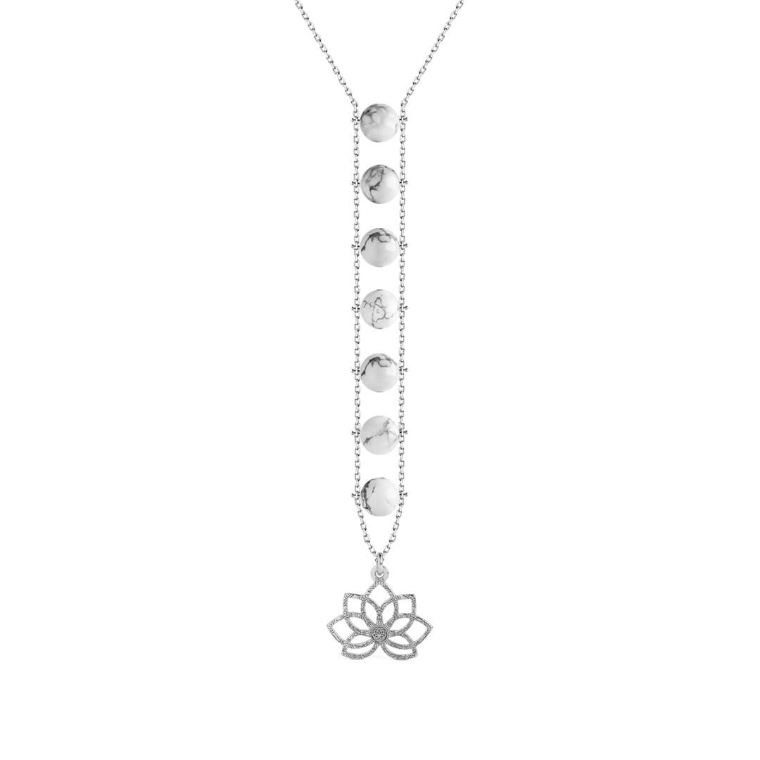 Howlite Chakra Necklace