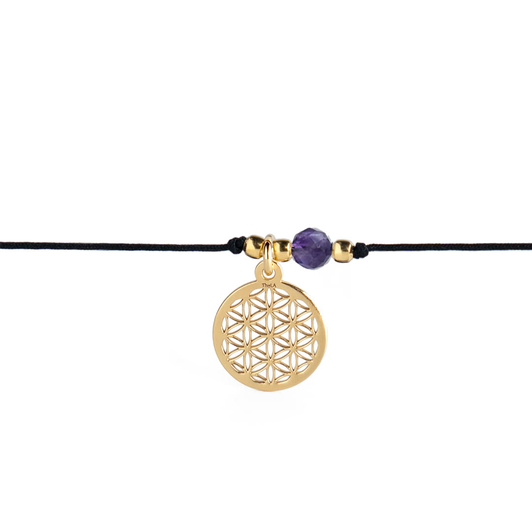 Flower of Life Cord Bracelet