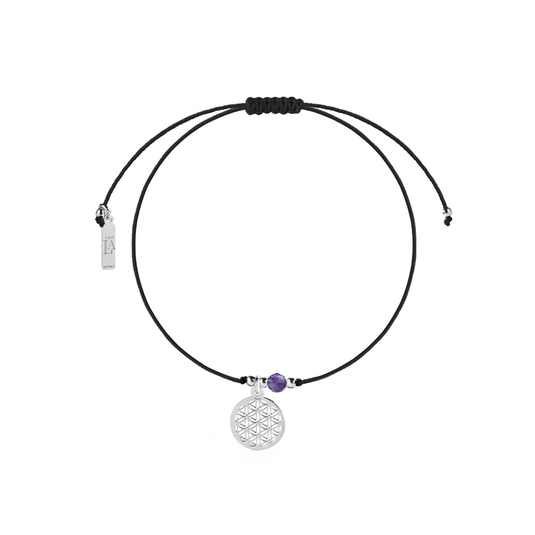 Flower of Life Cord Bracelet