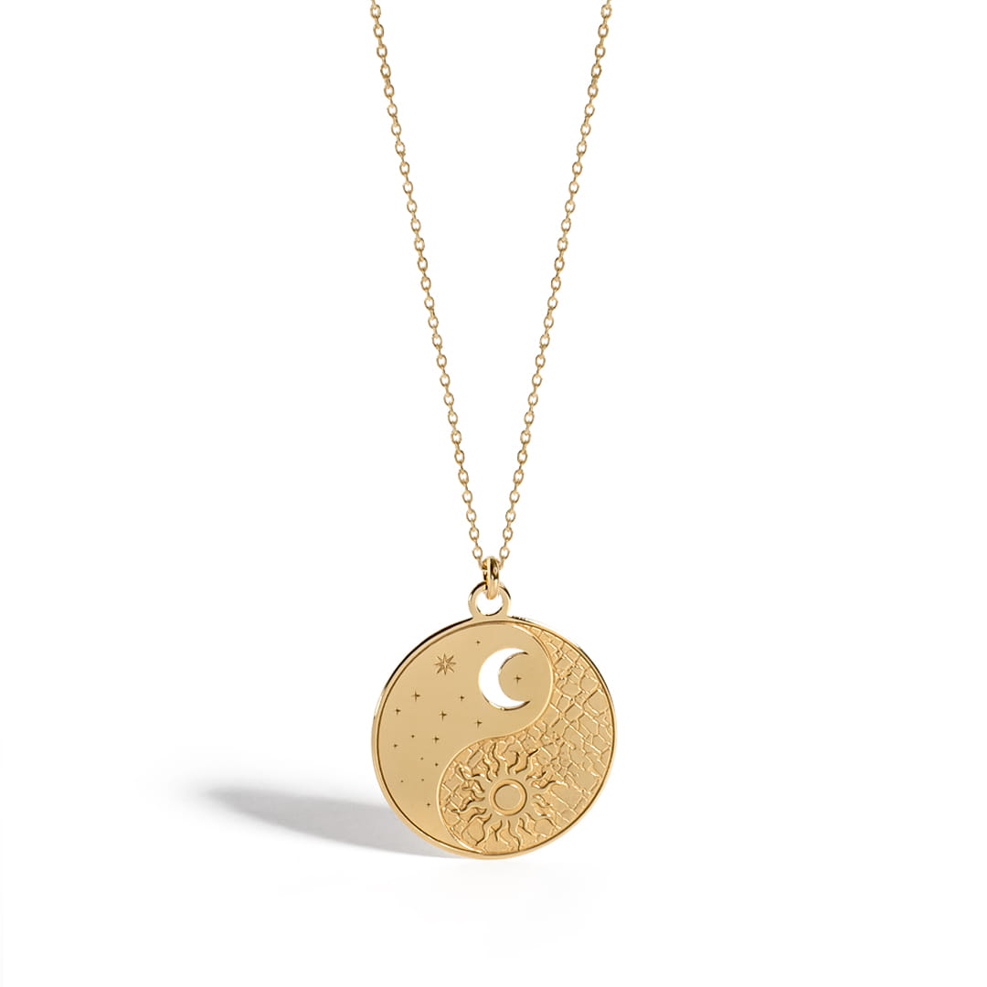 Moon Yin Yang Necklace
