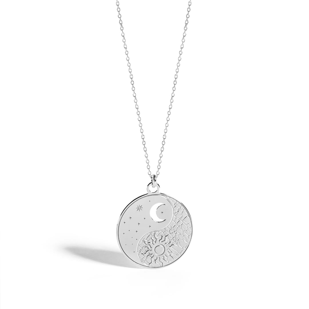 Moon Yin Yang Necklace