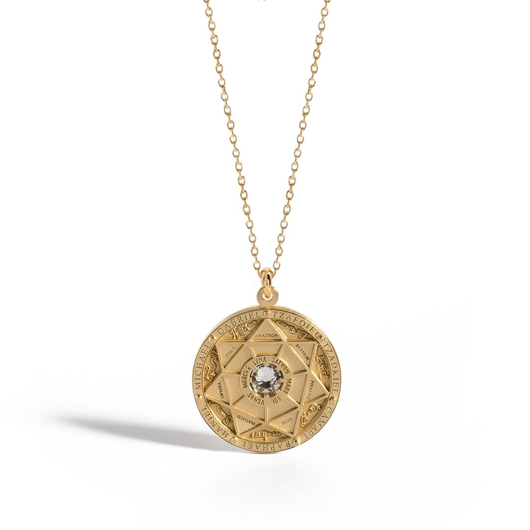 Talisman of the 7 Archangels Crystal Necklace